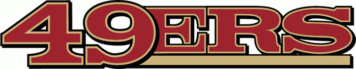 Official Nfl San Francisco 49ers Football Team Wordmark Logo Clipart