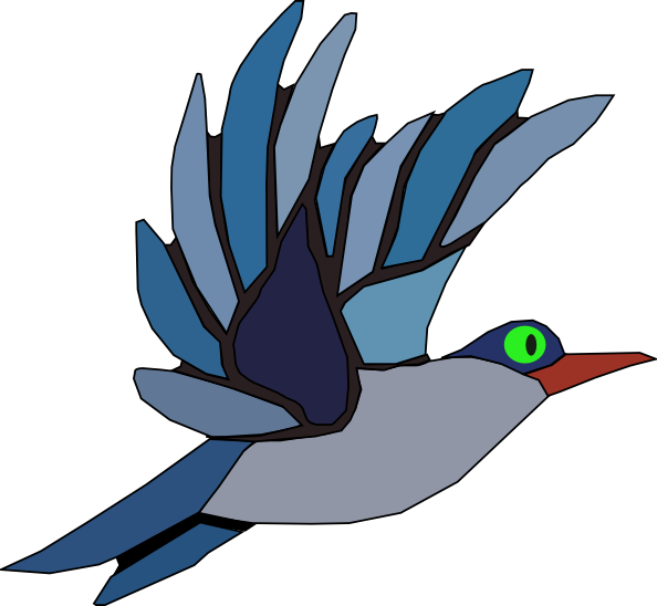 Ptak Bird Clip Art At Clker Com   Vector Clip Art Online Royalty Free
