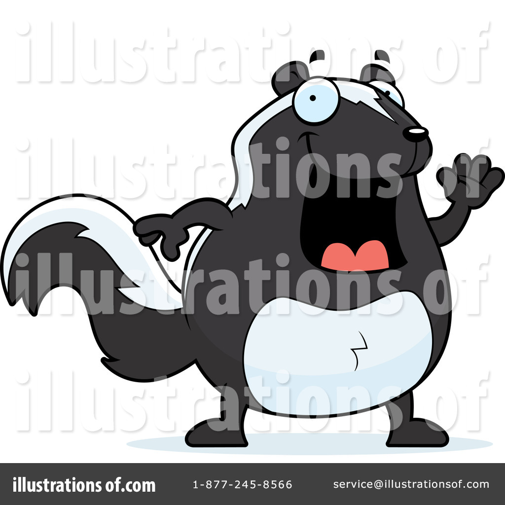 Royalty Free  Rf  Skunk Clipart Illustration By Cory Thoman Stock