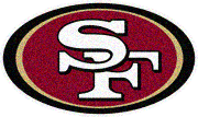San Francisco 49ers Glitter Logo