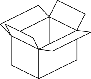 Carton Open Box Clip Art At Clker Com   Vector Clip Art Online