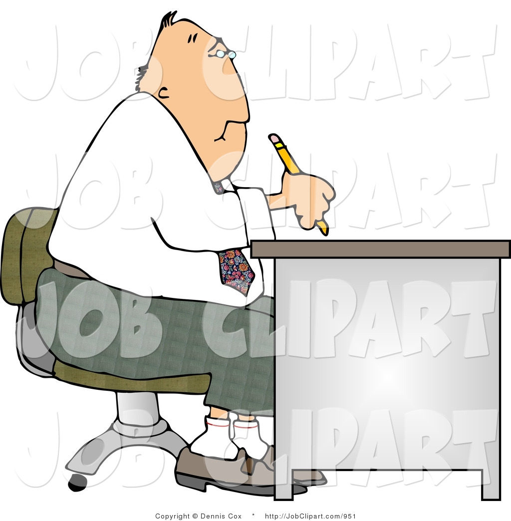 Desk Job Clipart Royalty Free Routine Stock Job Designs