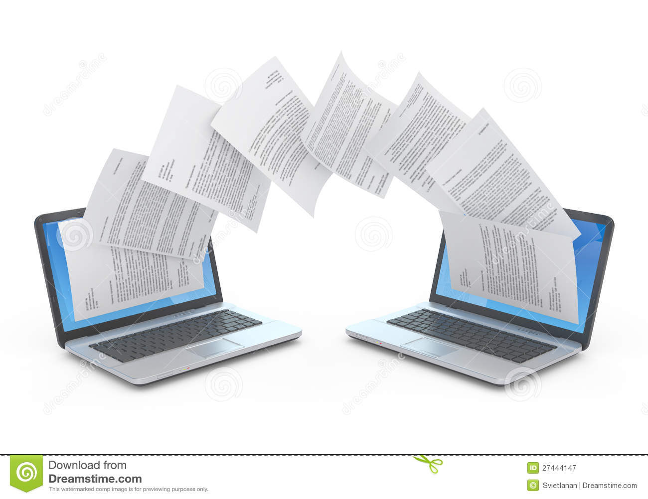 Files Transfer  Royalty Free Stock Photography   Image  27444147