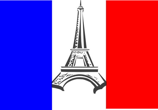Flag France Cute Clip Art At Clker Com   Vector Clip Art Online    