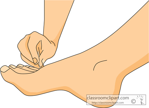 Health   Acupuncture Needle Foot   Classroom Clipart