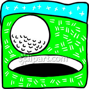 Hole Clipart A Golf Ball Next To A Hole Royalty Free Clipart Picture