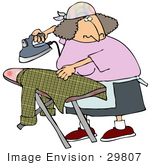 Mans Ironing Clothes Clipart   Free Clip Art Images