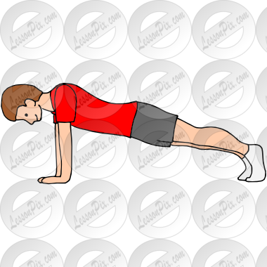Push Up Picture For Classroom   Therapy Use   Great Push Up Clipart