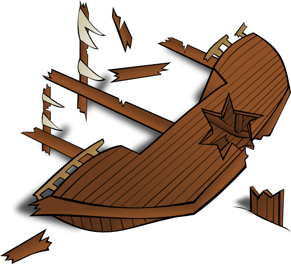 Shipwreck Clip Art At Clker Com   Vector Clip Art Online Royalty Free