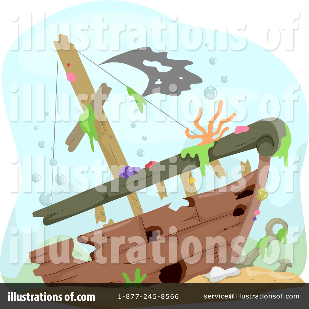 Shipwreck Clipart  1163445   Illustration By Bnp Design Studio