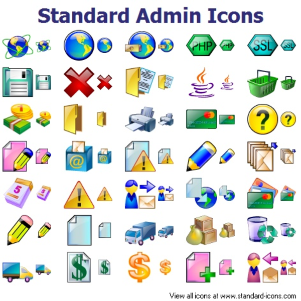 Standard Admin Icons   Free Images At Clker Com   Vector Clip Art    