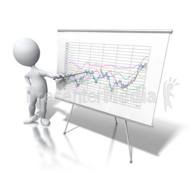Stick Figure Chart Data Trend   Business And Finance   Great Clipart