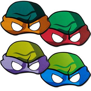 Teenage Mutant Ninja Turtles Printed Masks Free Cliparts That You Can    