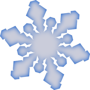 Winter Snowflake Clip Art At Clker Com   Vector Clip Art Online    