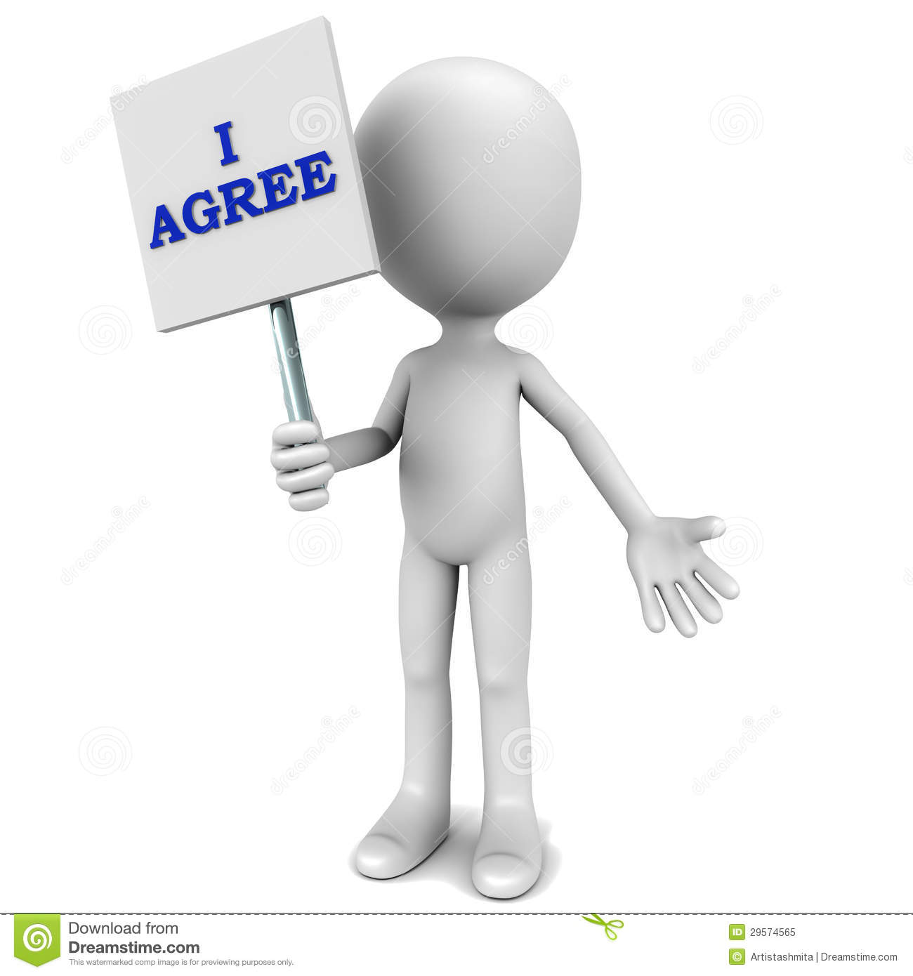 Agree Clipart I Agree Royalty Free Stock