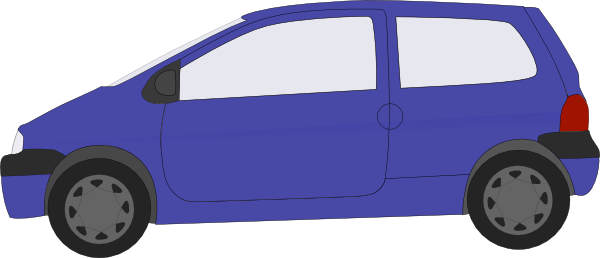 Blue Small Car Clip Art At Clker Com   Vector Clip Art Online Royalty