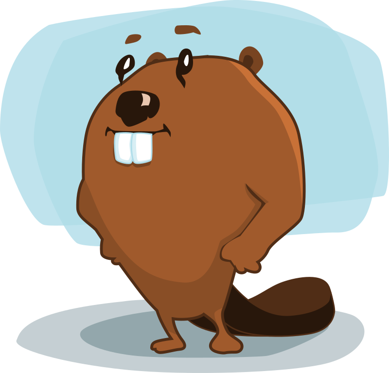 Cartoon Beaver By Tzunghaor   A Cartoon Beaver With Funny Look On Its