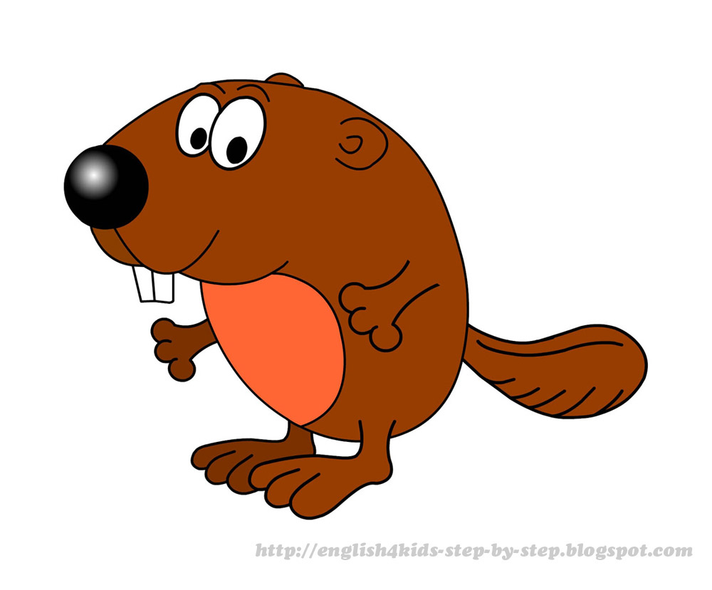 Cartoon Beaver Clipart Jpg