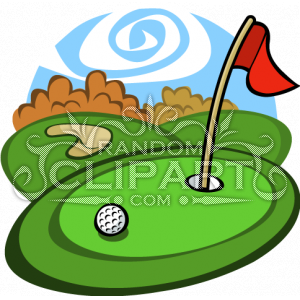 Cartoon Golf Course Clip Art