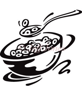 Cheerios Cereal Bowl Stock Illustration Image