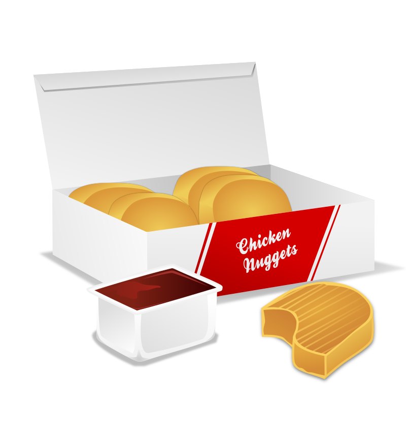 Chicken Nuggets By Gnokii   Box Of Chicken Nuggets