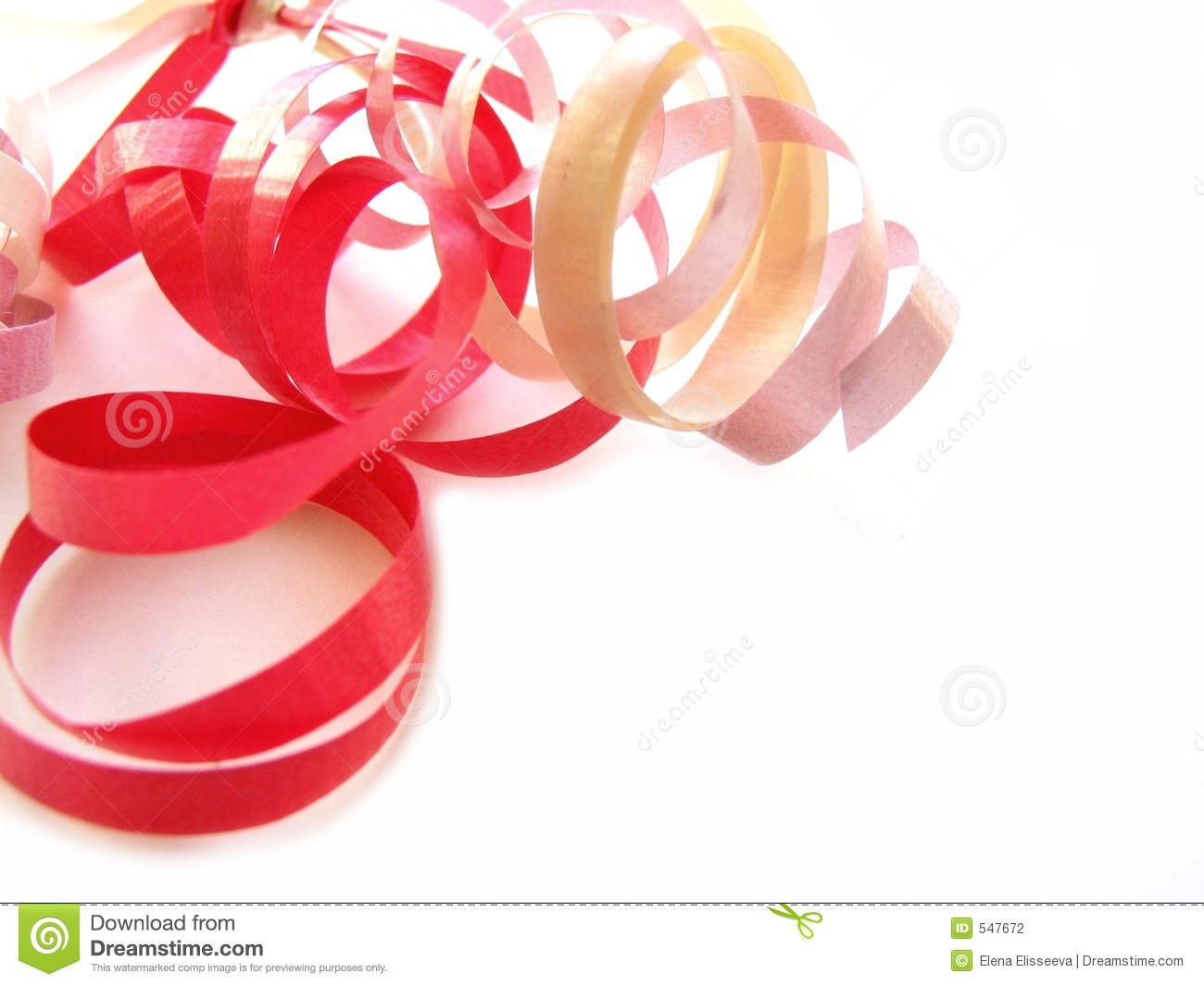 Curly Ribbon Stock Photography   Image  547672