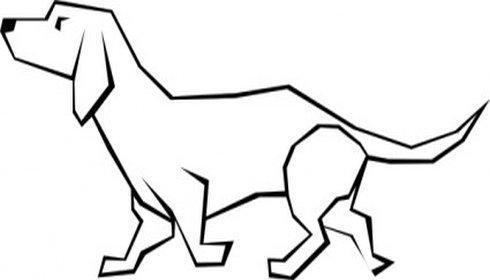 Dog Simple Drawing Clip Art 5   Free Vector Download   Graphics