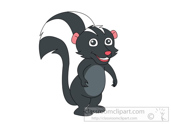 Download Skunk Cartoon Style Clipart 58118