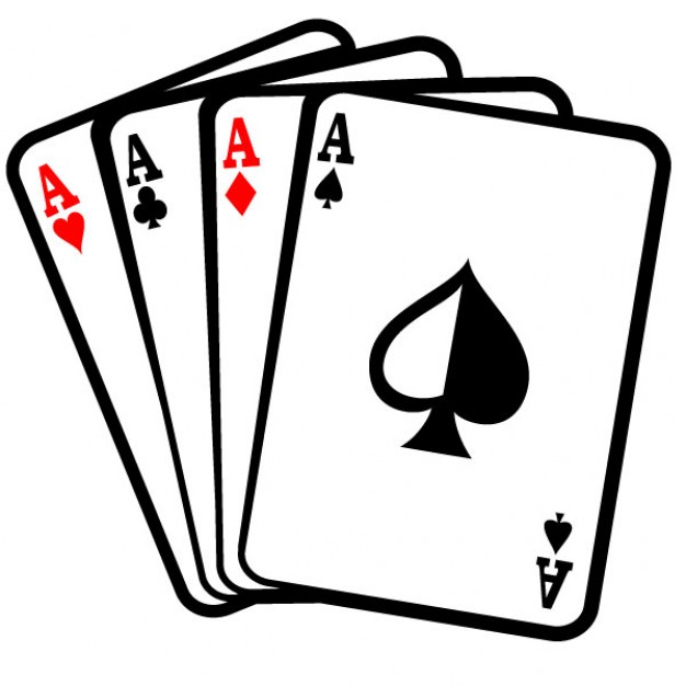Four Aces Poker Cards Clip Art Vector   Free Download