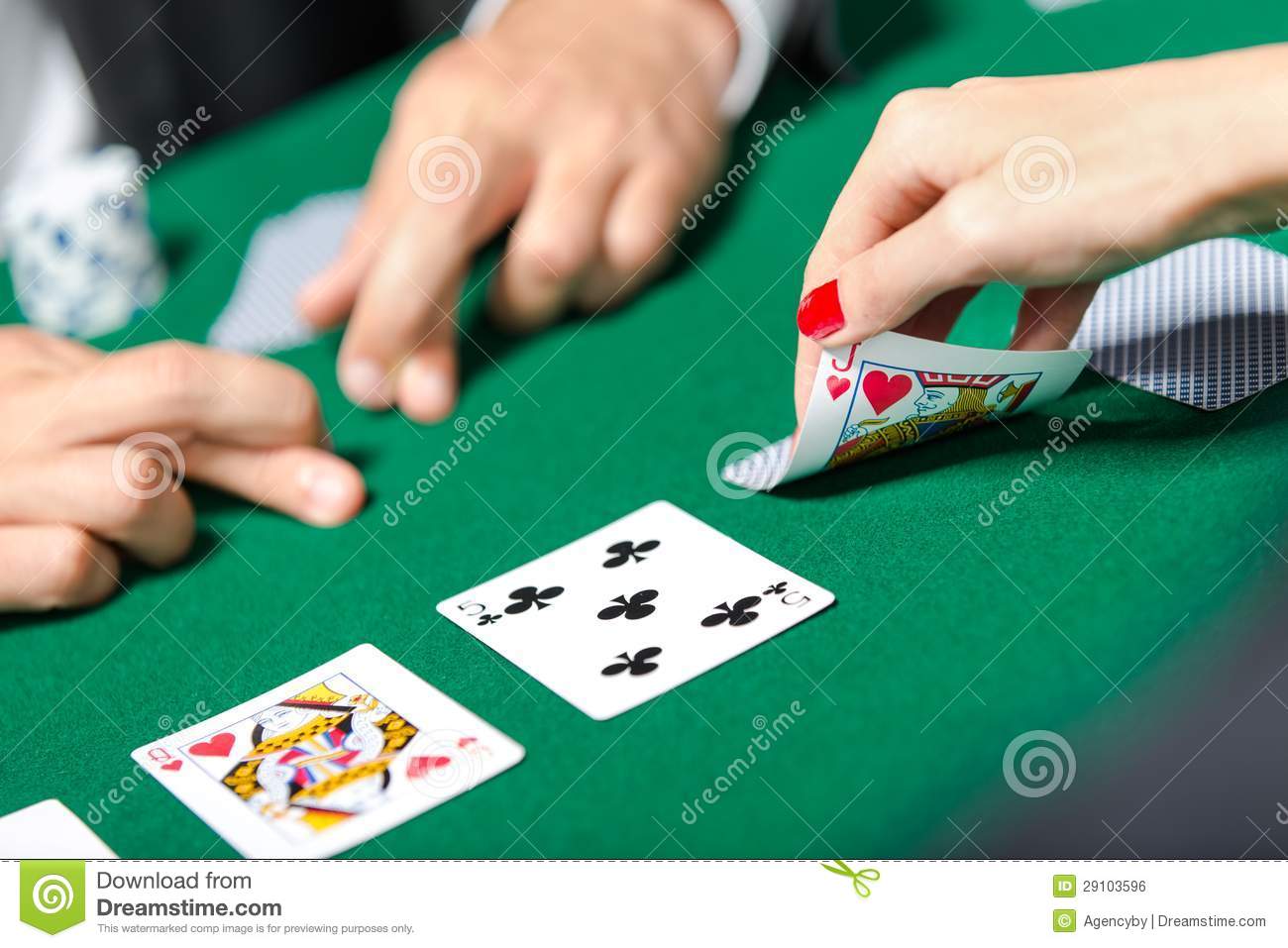 Match Between Poker Players Royalty Free Stock Image   Image  29103596