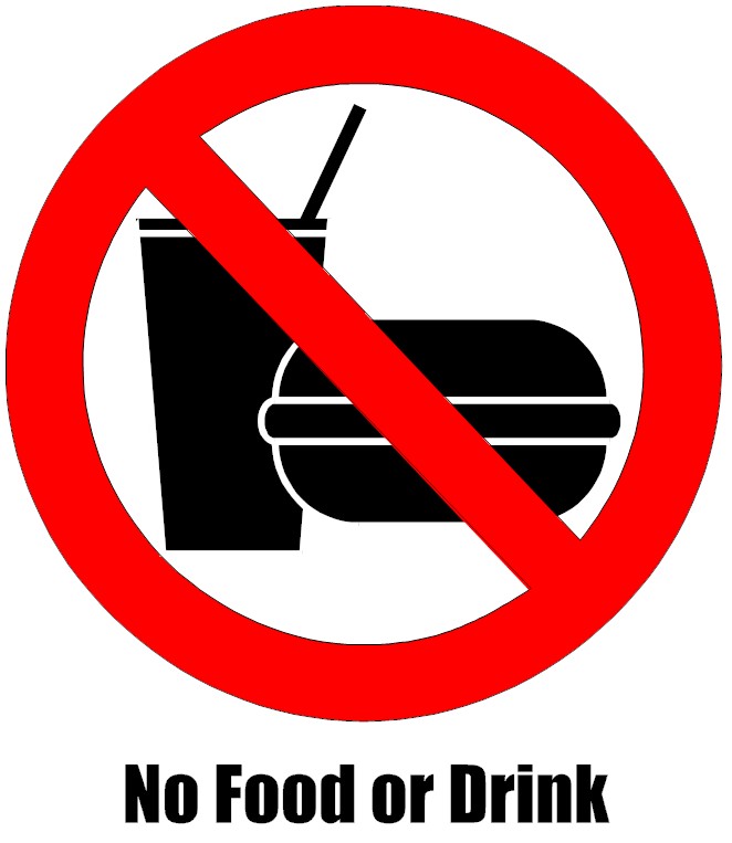 No Food Or Drink Sign Printable Free Cliparts That You Can Download To