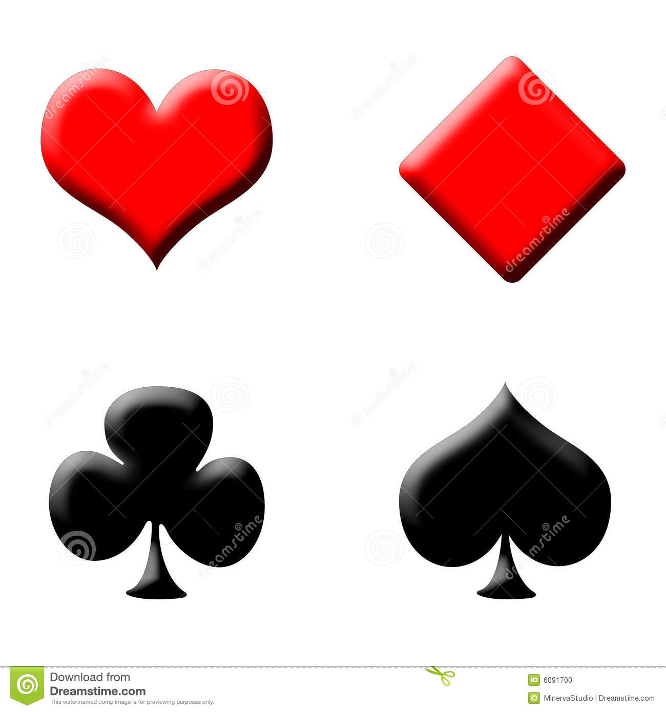 Poker Symbols Usable For Near Everything