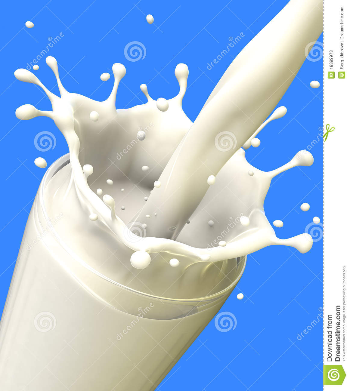 Pouring Milk Royalty Free Stock Photos Image