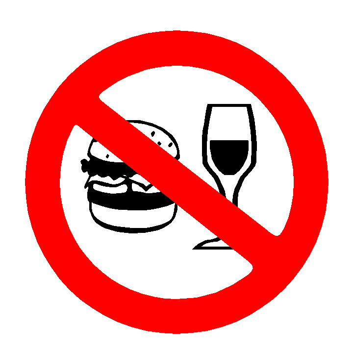 Printable No Eating Or Drinking Sign   Clipart Best