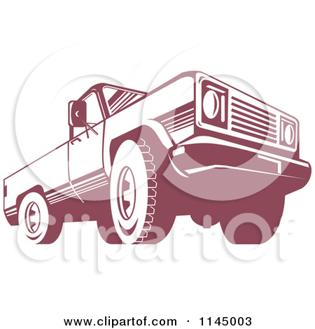 Royalty Free Rf Clipart Illustration Of A Yellow Pickup Truck With A