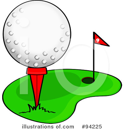 Royalty Free  Rf  Golf Clipart Illustration By Pams Clipart   Stock