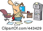 Royalty Free  Rf  Messy Office Clipart   Illustrations  1
