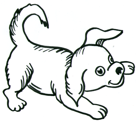 Simple Dog Drawing   Clipart Best
