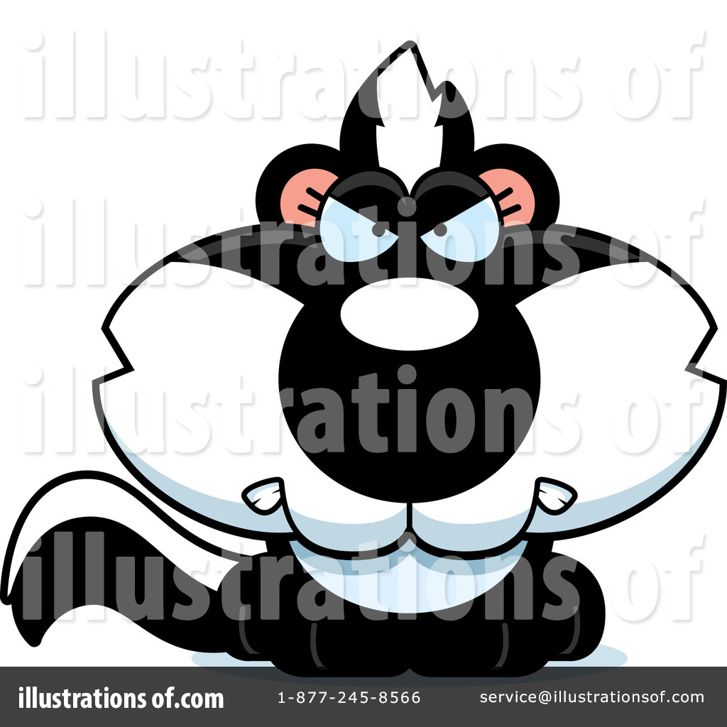 Skunk Clipart  1111162 By Cory Thoman   Royalty Free  Rf  Stock
