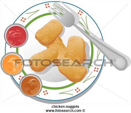 Stock Illustration Of Chicken Nuggets Chicken Nuggets   Search Clip