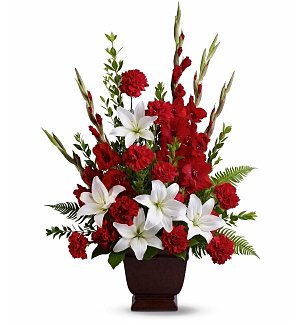 Tender Tribute Funeral Flowers Bouquet Clipart