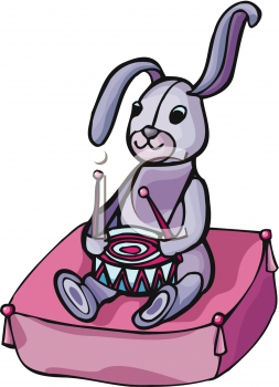 Toy Rabbit Drummer