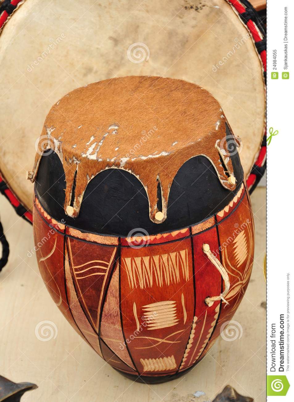 Traditional Indian Drum Royalty Free Stock Photo   Image  24984055