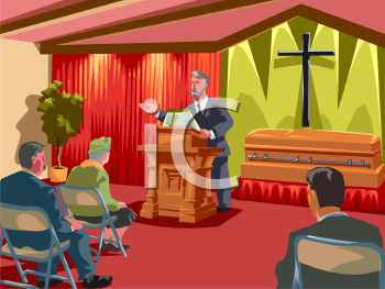 0511 0810 1617 5225 Funeral Service Clipart Image Jpg