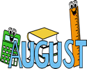 August Clip Art   August Images   Month Of August Clip Art