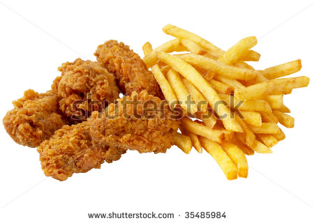 Chicken Nuggets And French Fries Clip Art Roasted Chicken Wings And