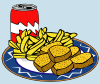 Chicken Tenders And Fries Clipart Images   Pictures   Becuo