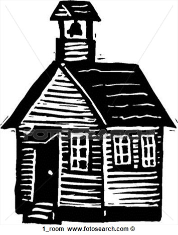 Clipart Of 1 Room Schoolhouse 1 Room   Search Clip Art Illustration