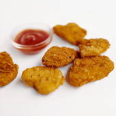 Close Up Of Chicken Nuggets
