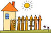 Fenced Yard Clipart Free Clipart Picture